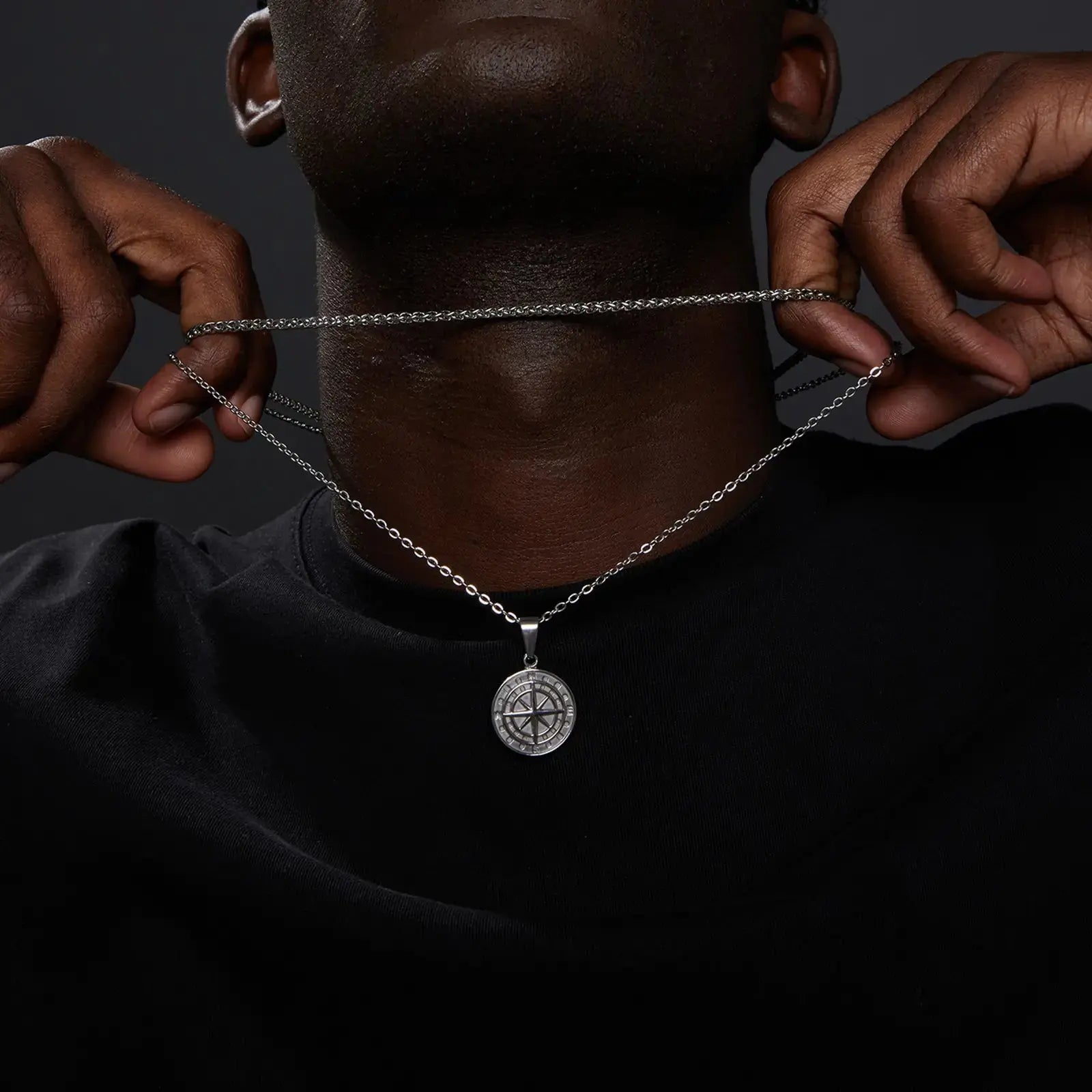 Vnox Layered Necklaces For Men Vivareflex Online