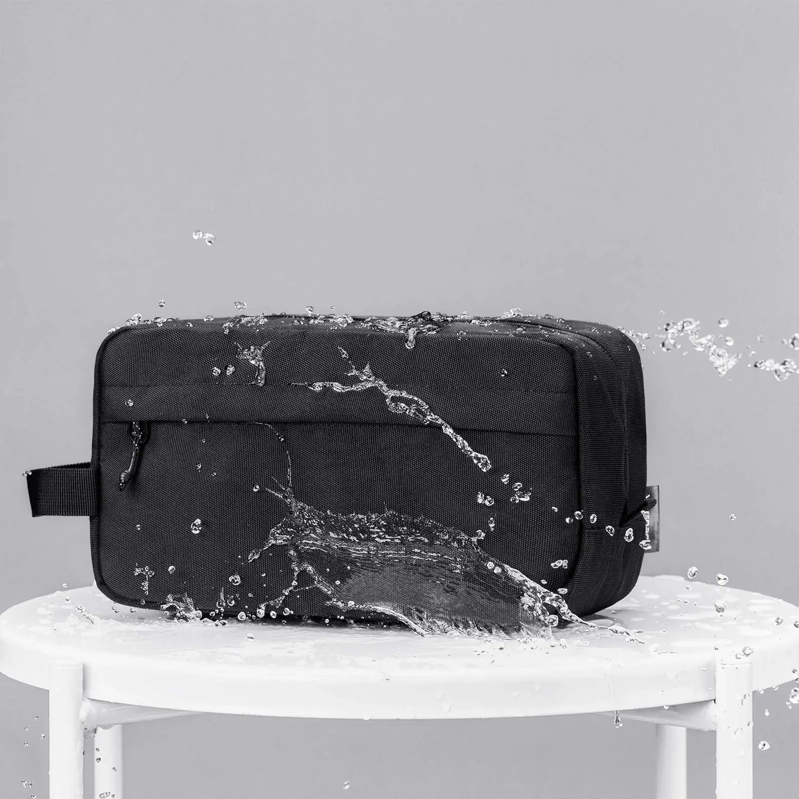 Vorspack Travel Toiletry Bag for Men - Large Water-Resistant Hanging Dopp Kit for Toiletries Accessories - Grey - Vivareflex Online