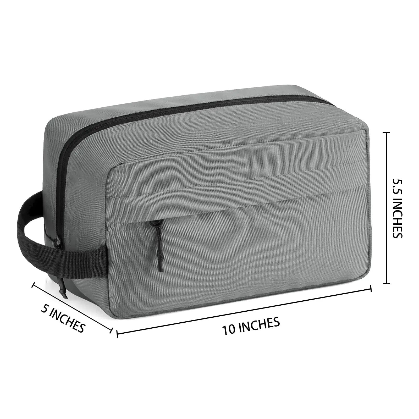 Vorspack Travel Toiletry Bag for Men - Large Water-Resistant Hanging Dopp Kit for Toiletries Accessories - Grey - Vivareflex Online