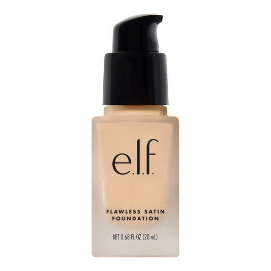 Fond de teint Flawless Finish elf, couvrance légère et moyenne, fini semi-mat, ivoire clair, 20 ml (0,68 fl oz) 20 ml (paquet de 1)