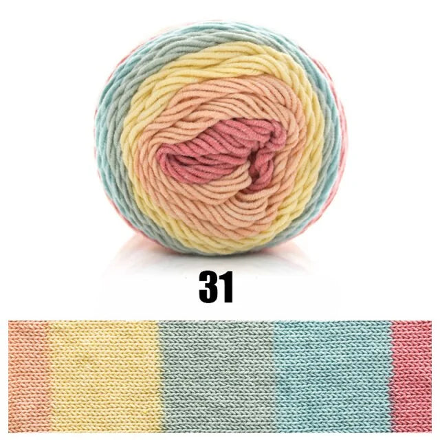 100g Rainbow Dyed Yarn - Vivareflex Online