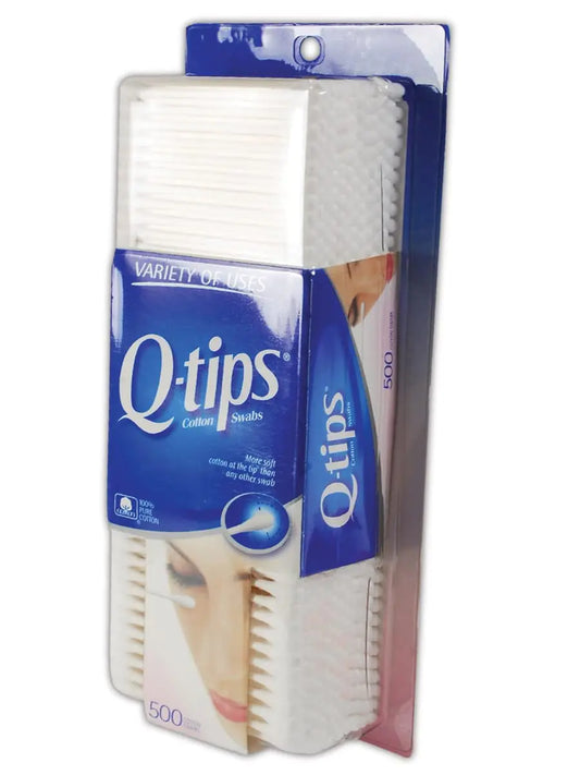 Q-Tips Square Shape White Cotton Swab - Flexible Paper Stick (Pack of 1)