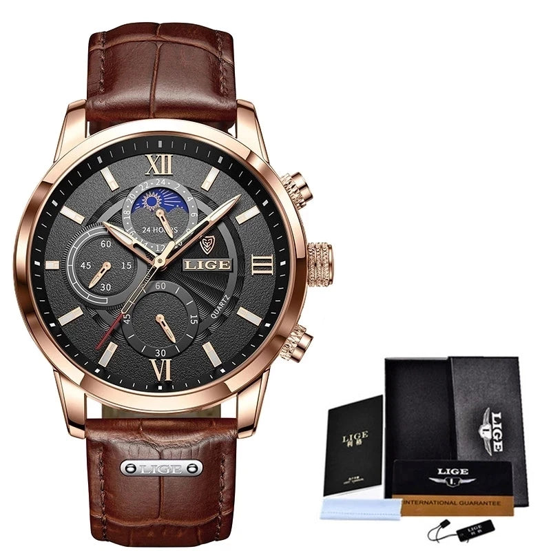 Leather Men Quartz Luxury Watches Vivareflex Online