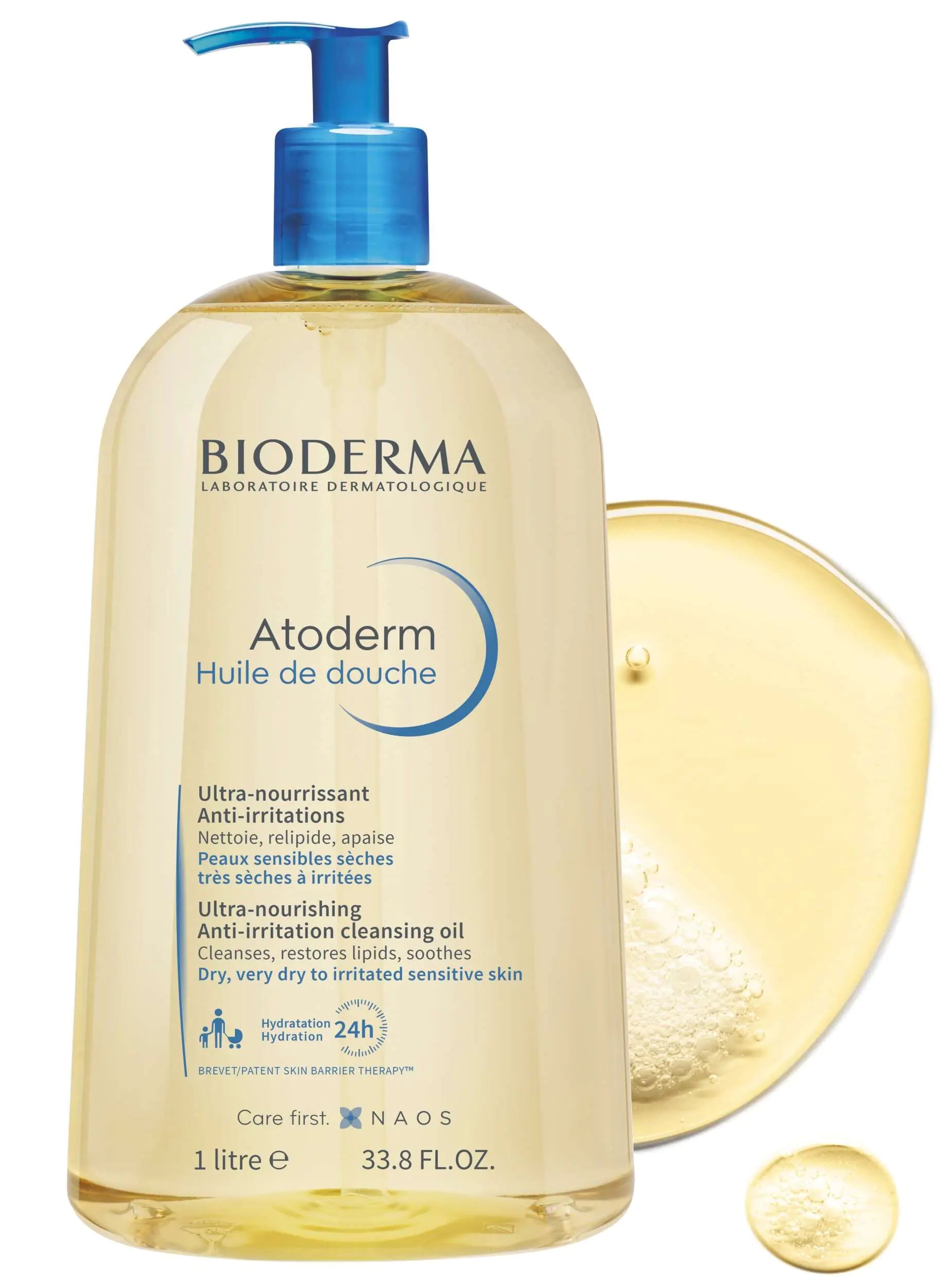 Bioderma Atoderm Shower Oil, Cleansing Oil For Face & Body, Nourishing Cleansing Oil 33.8 Fl Oz (Pack of 1) - Vivareflex Online