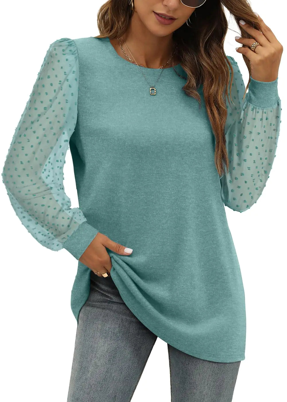 WIHOLL Long Sleeve Shirts for Women_Vivareflex_Online