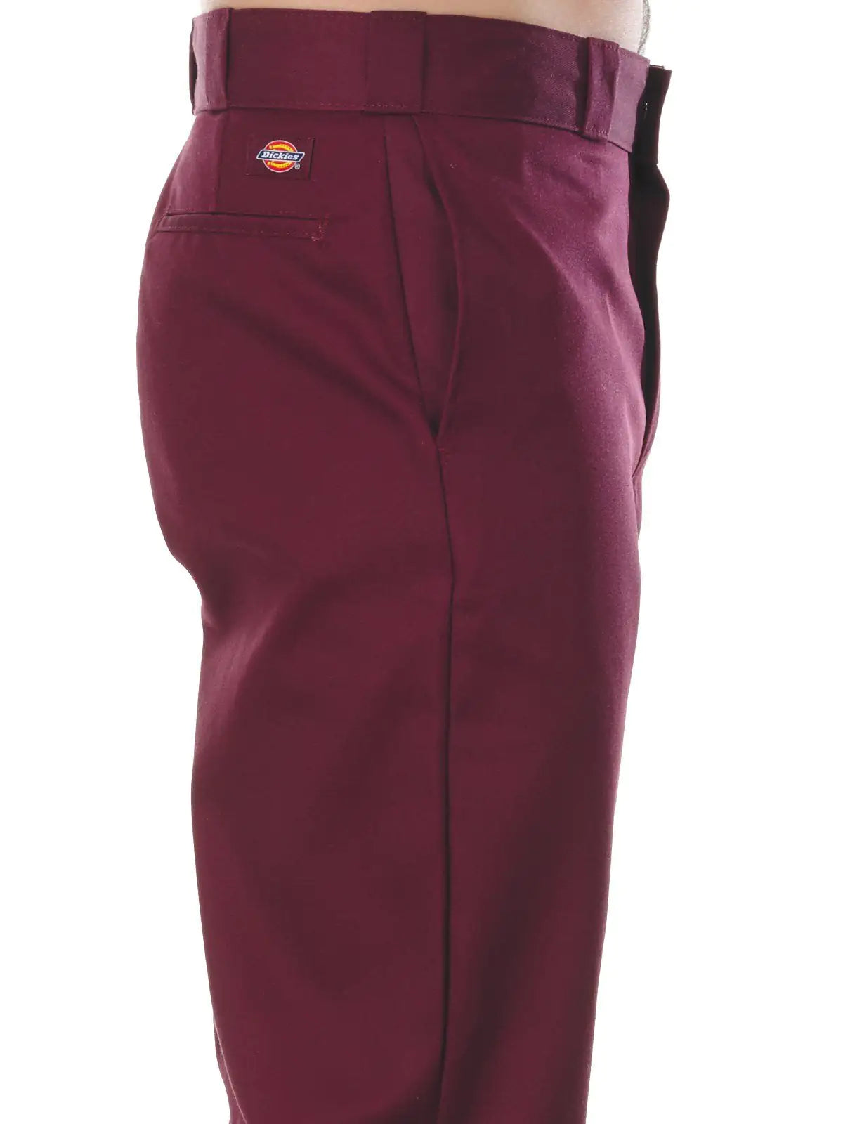 Dickies Men's Original 874 Work Pants 32W x 30L Maroon V1 - Vivareflex Online