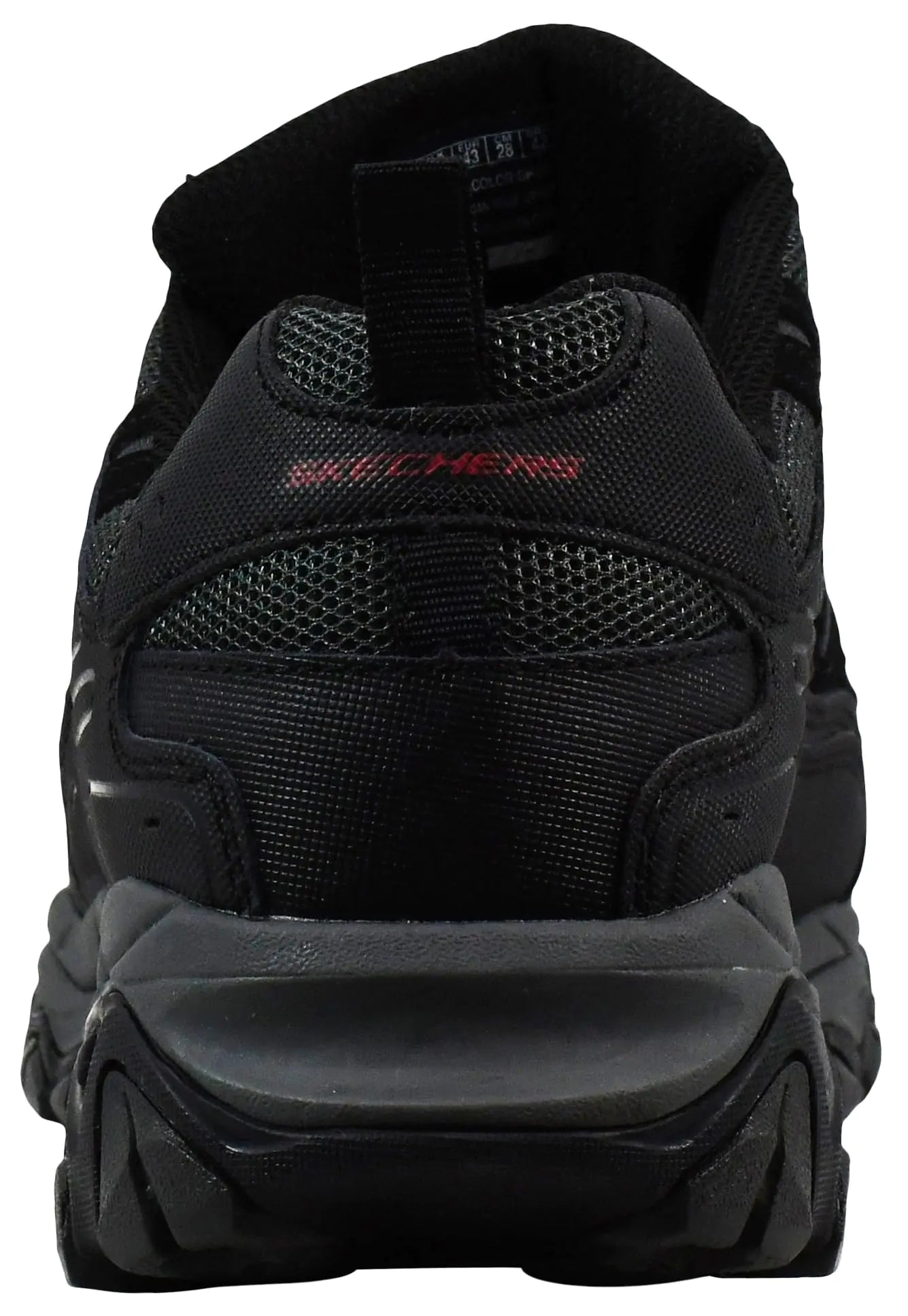 Skechers Mens Afterburn M fit Wonted 9 X-Wide Black/Charcoal