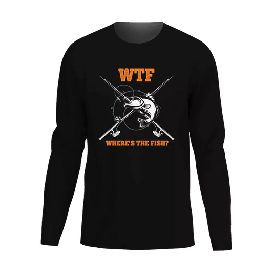 WTF Where's The Fish Men Long Sleeve Shirt Vivareflex Online