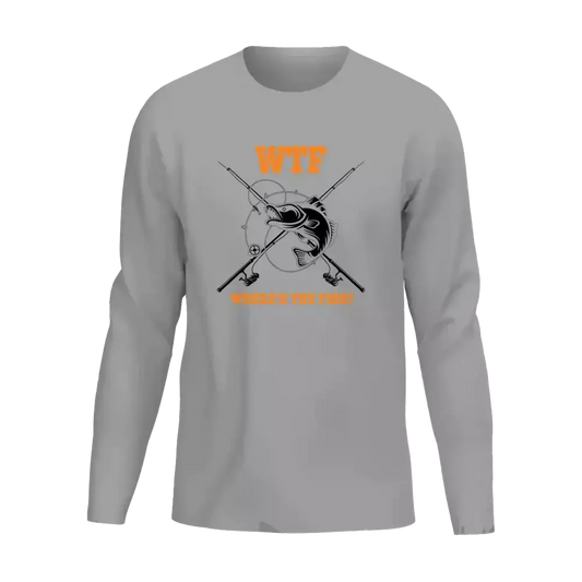 WTF Where's The Fish Men Long Sleeve Shirt Vivareflex Online