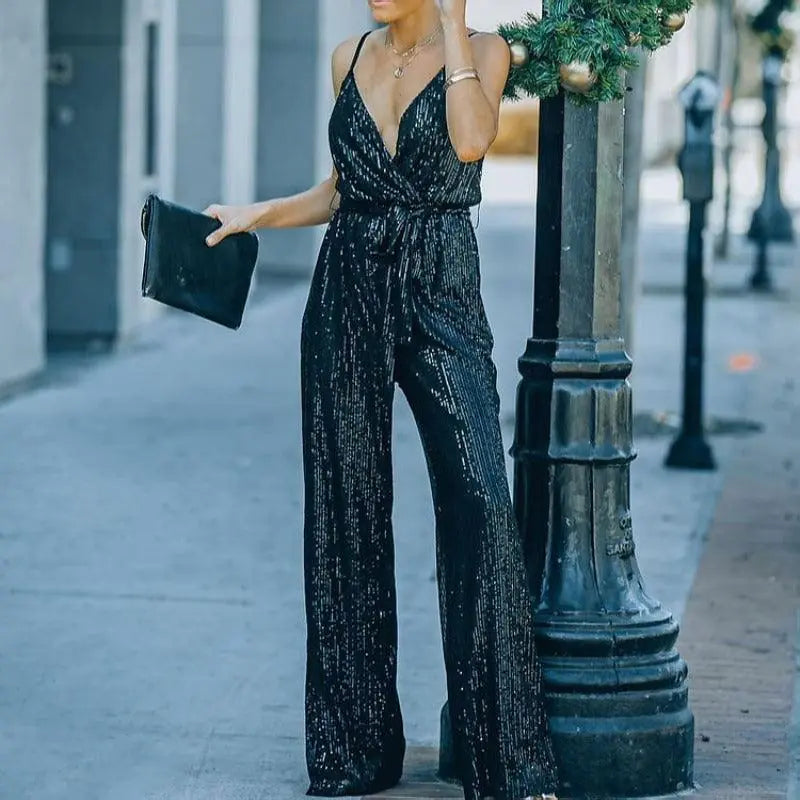 Sequin Women Jumpsuit Vivareflex Online