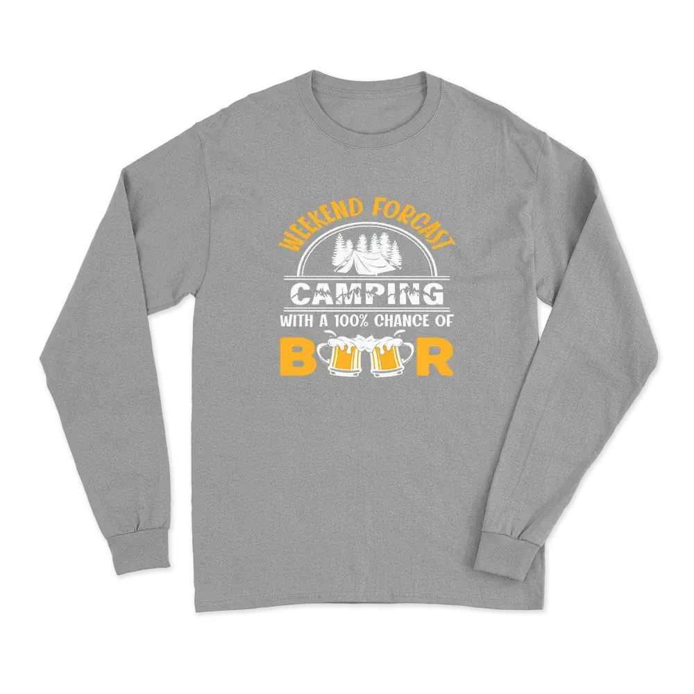 Weekend Forecast Men Long Sleeve T-Shirt Vivareflex Online