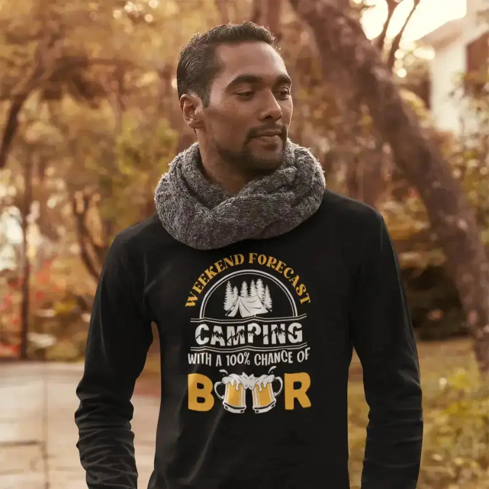 Weekend Forecast Men Long Sleeve T-Shirt Vivareflex Online