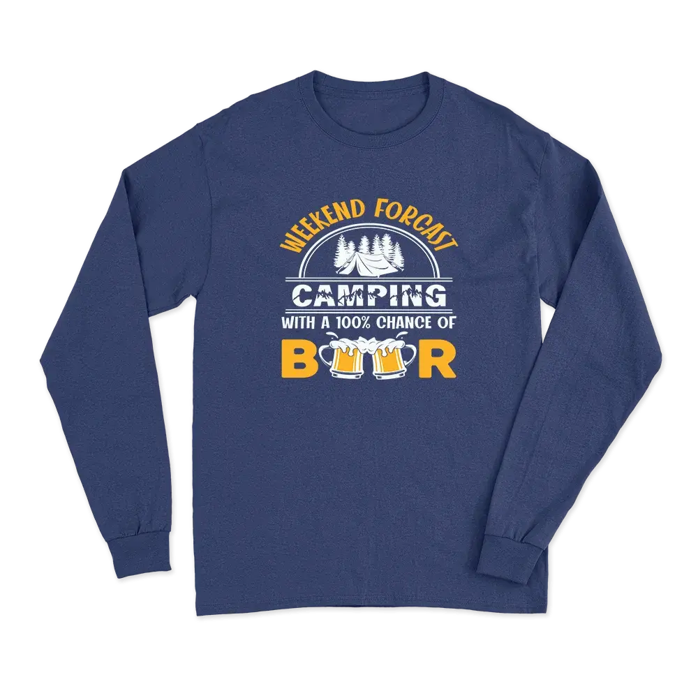 Weekend Forecast Men Long Sleeve T-Shirt Vivareflex Online