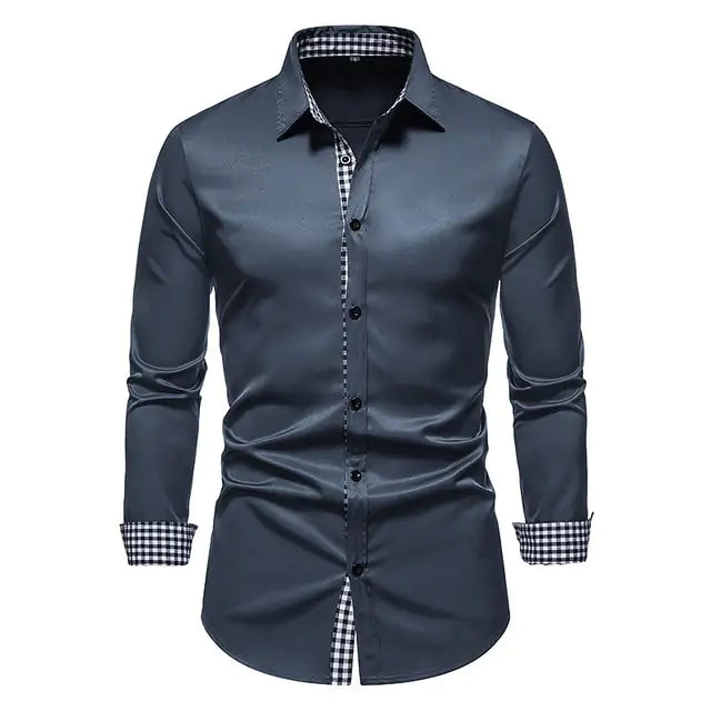 Patchwork Formal Shirts for Men Vivareflex Online