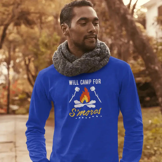 Will Camp For Smores Men Long Sleeve Vivareflex Online