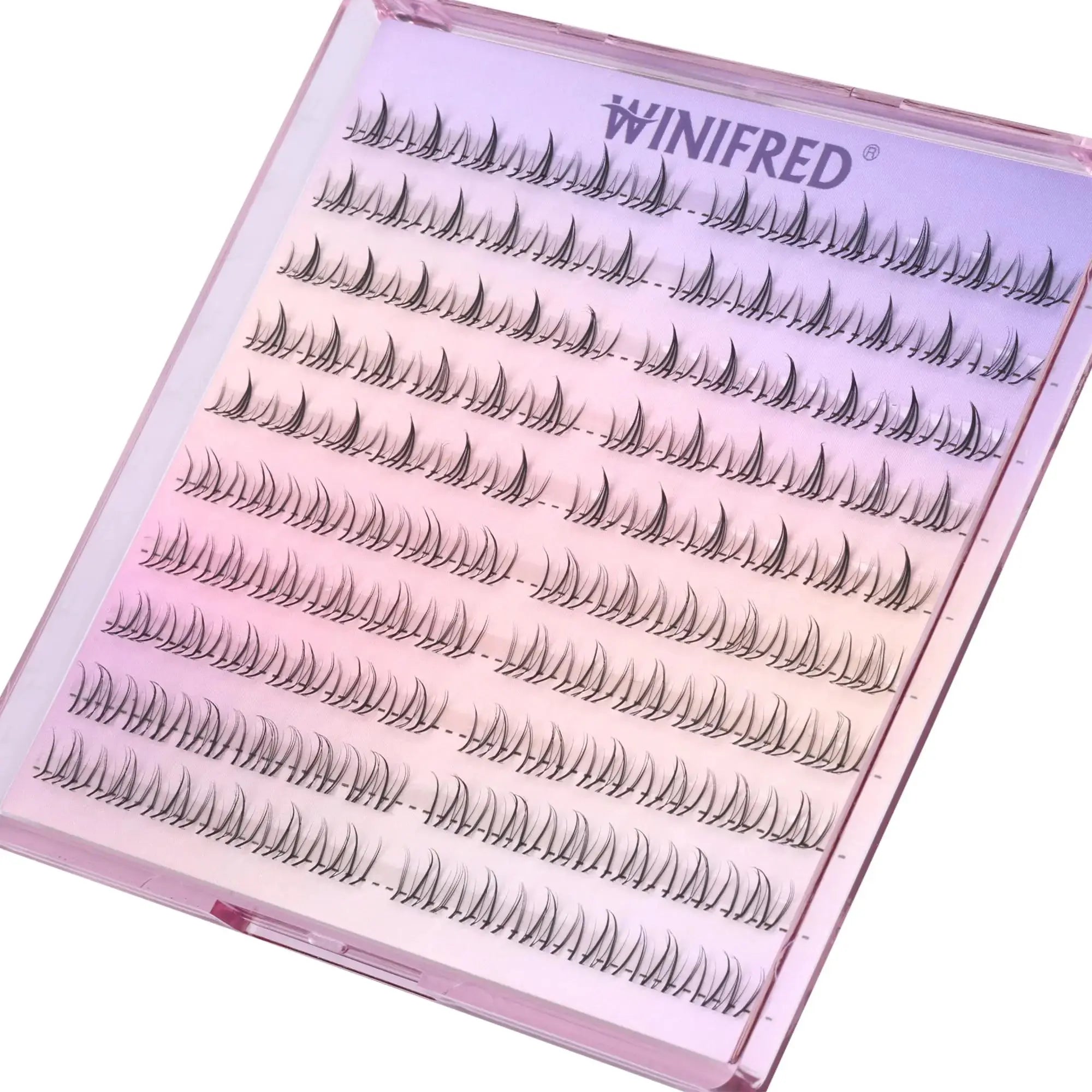 Winifred Bottom Lash Clusters – DIY Manga Wispy Lower Lashes with Clear Band - Vivareflex Online