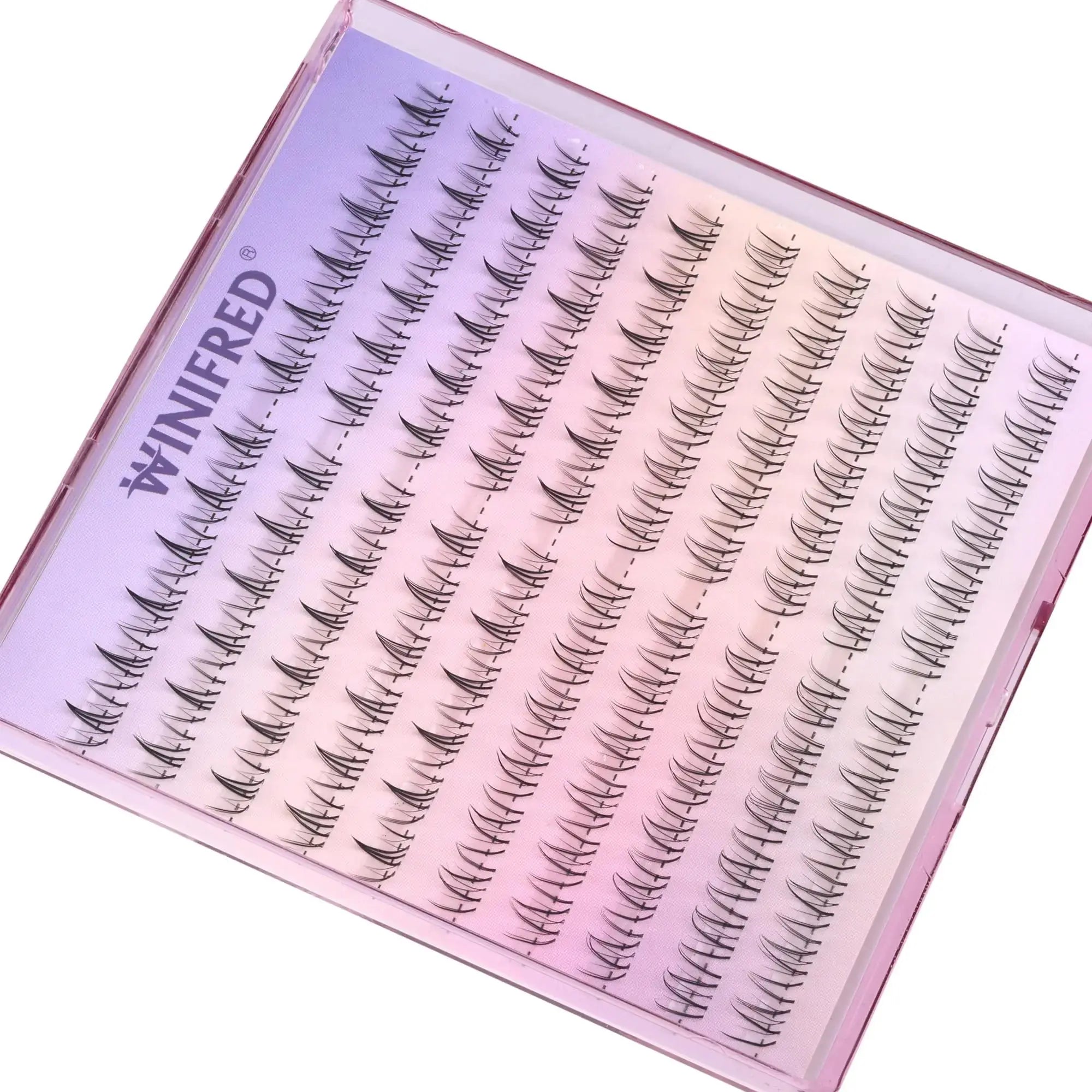Winifred Bottom Lash Clusters – DIY Manga Wispy Lower Lashes with Clear Band - Vivareflex Online