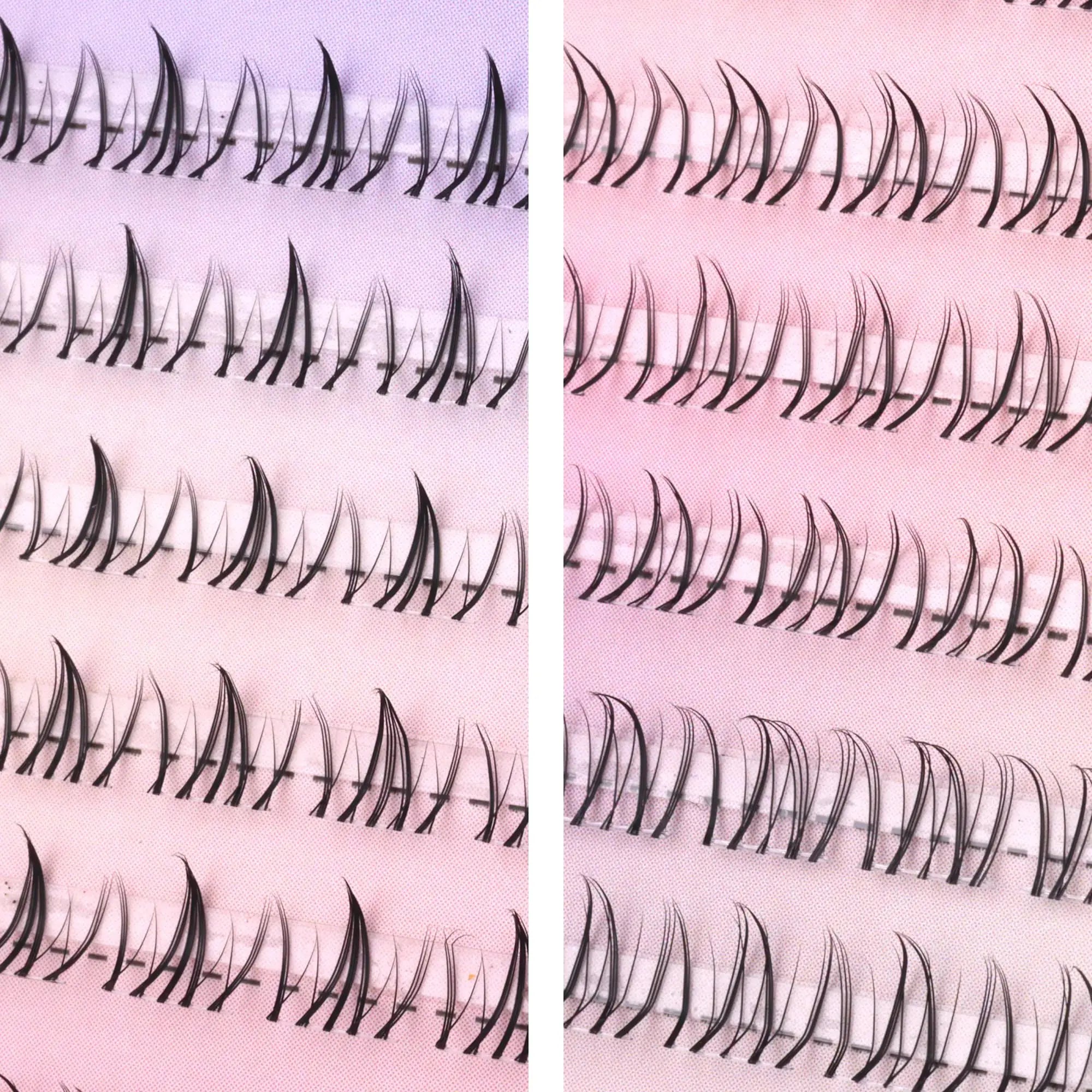 Winifred Bottom Lash Clusters – DIY Manga Wispy Lower Lashes with Clear Band - Vivareflex Online