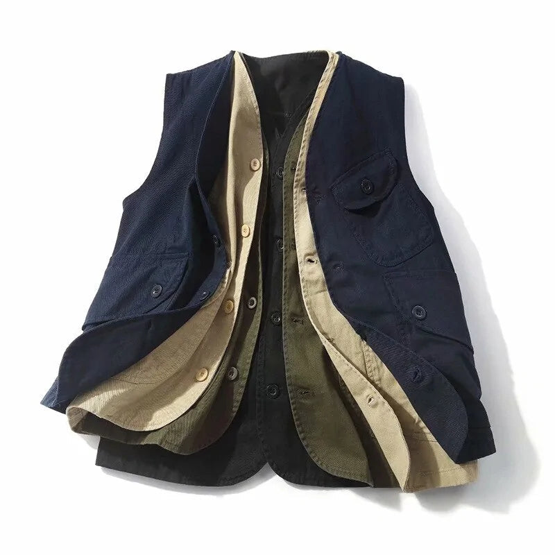 Men Vests Men's Summer Sleeveless Multi-pocket Vivareflex Online