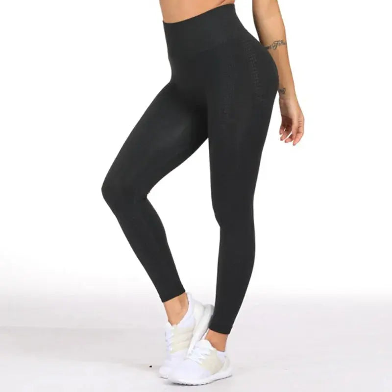 Women Black Seamless Leggings Tummy Control Vivareflex Online
