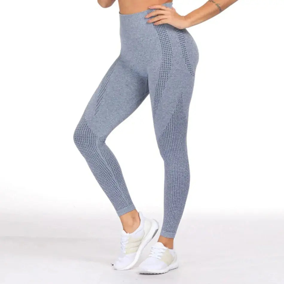 Women Black Seamless Leggings Tummy Control Vivareflex Online