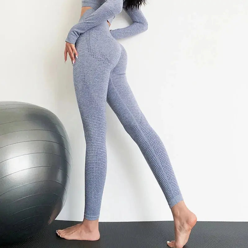 Women Black Seamless Leggings Tummy Control Vivareflex Online