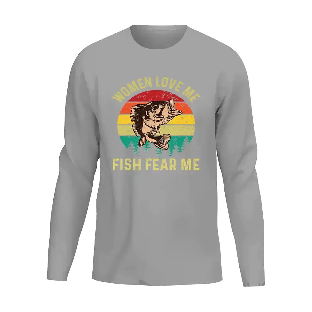 Women Love Me Fish Hate Me Men Long Sleeve Shirt Vivareflex Online