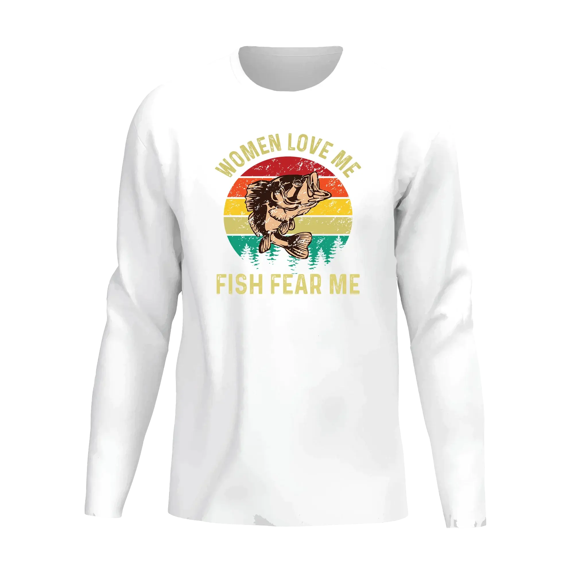 Women Love Me Fish Hate Me Men Long Sleeve Shirt Vivareflex Online