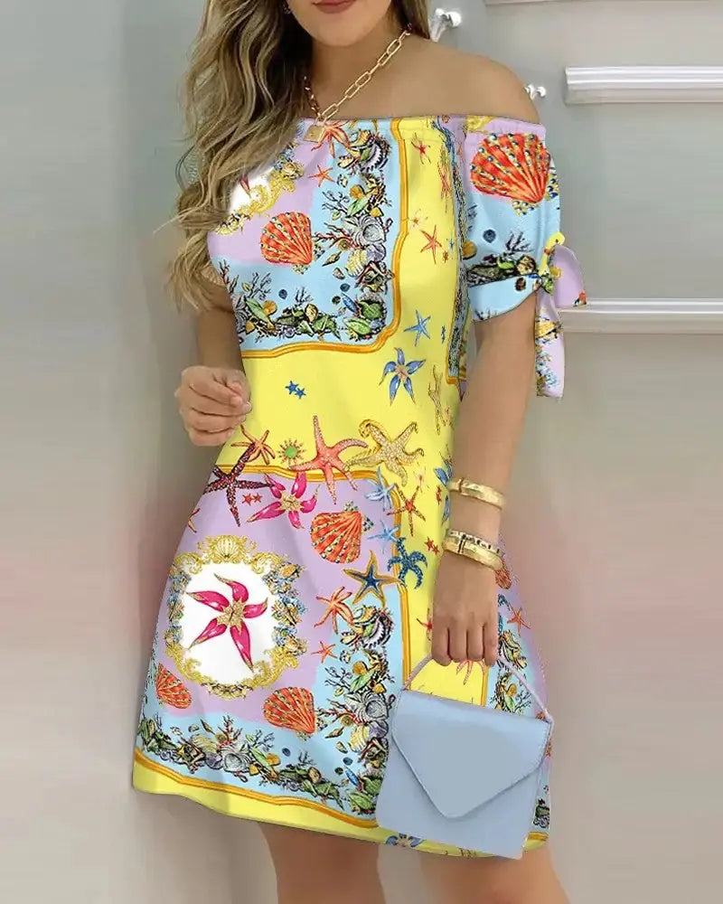 Women Off Shoulder Summer Mini Dress Vivareflex Online