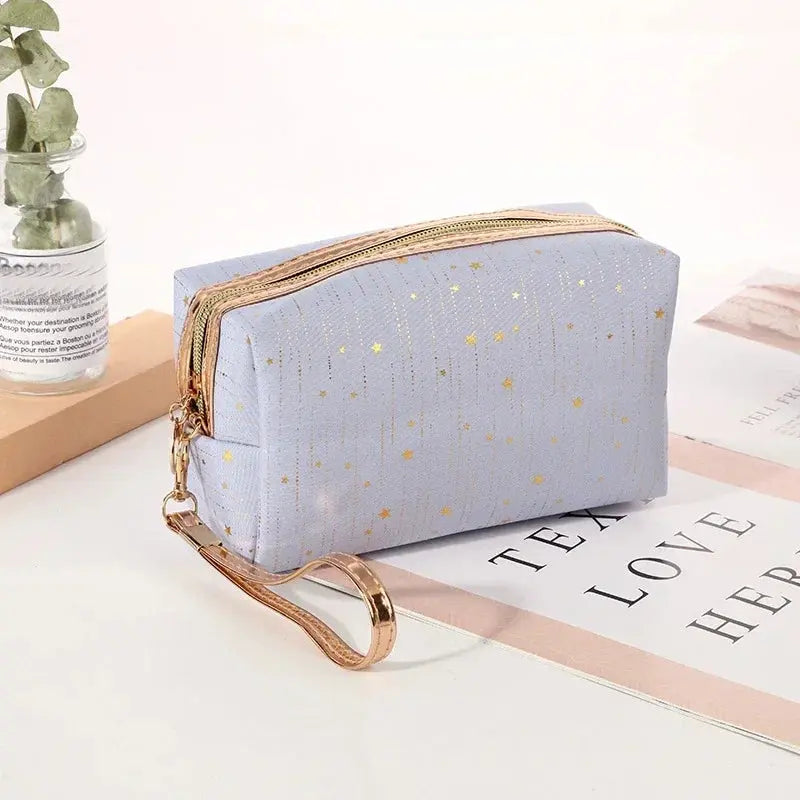 Women Paillette Stars Cosmetic Bag Make Up Pouch Travel Wash Toiletry Ladies Makeup Bag Lipstick Cosmetic Organizer Bags Ultimate Bag Store