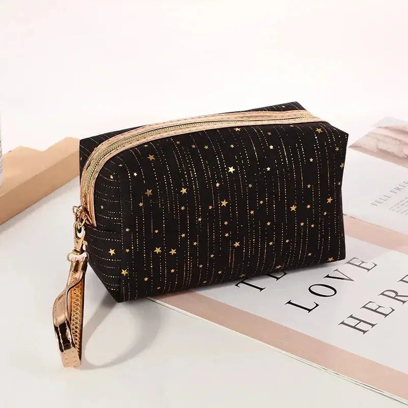 Women Paillette Stars Cosmetic Bag Make Up Pouch Travel Wash Toiletry Ladies Makeup Bag Lipstick Cosmetic Organizer Bags Ultimate Bag Store