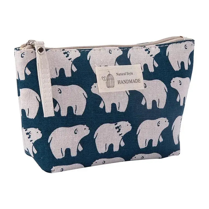 Women Plaid Makeup Bag Small Cosmetic Bag Cosmetics Organizer Zipper Make Up Pencil Case Purse Toiletry Bag Pouch Handbag Ultimate Bag Store