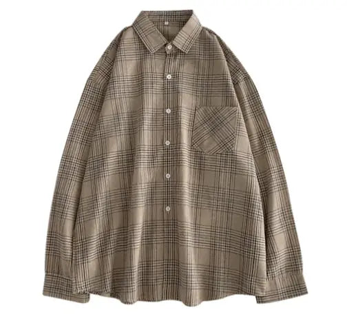 Women Shirt Plaid Female Oversize Blouse Vivareflex Online