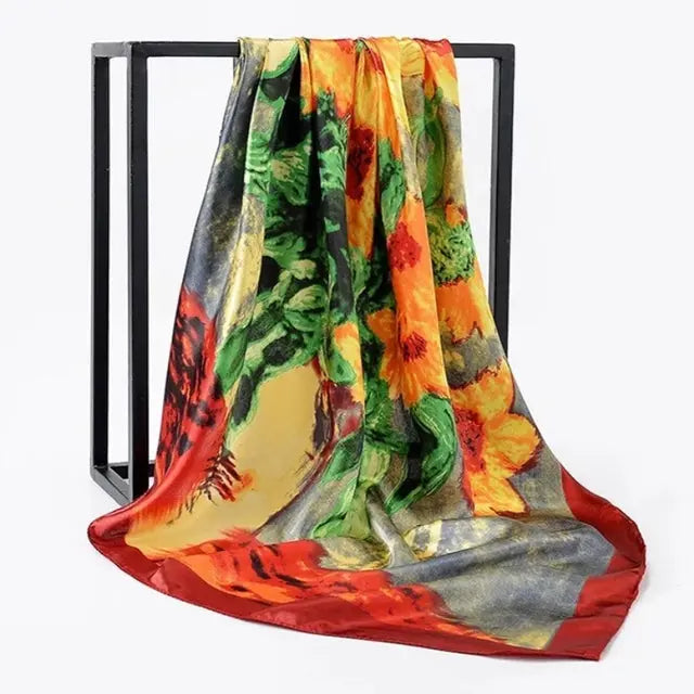 Stylish and Comfortable high quality silk Women's Scarf_Vivareflex_Online