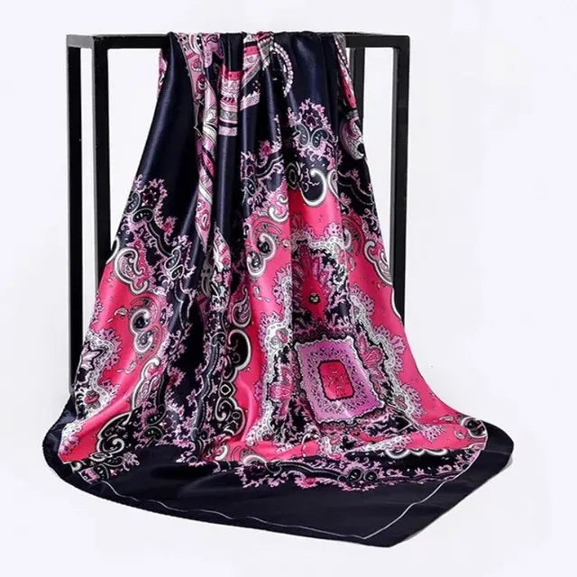 Fashionable Women's Silk Scarf_Vivareflex_Online