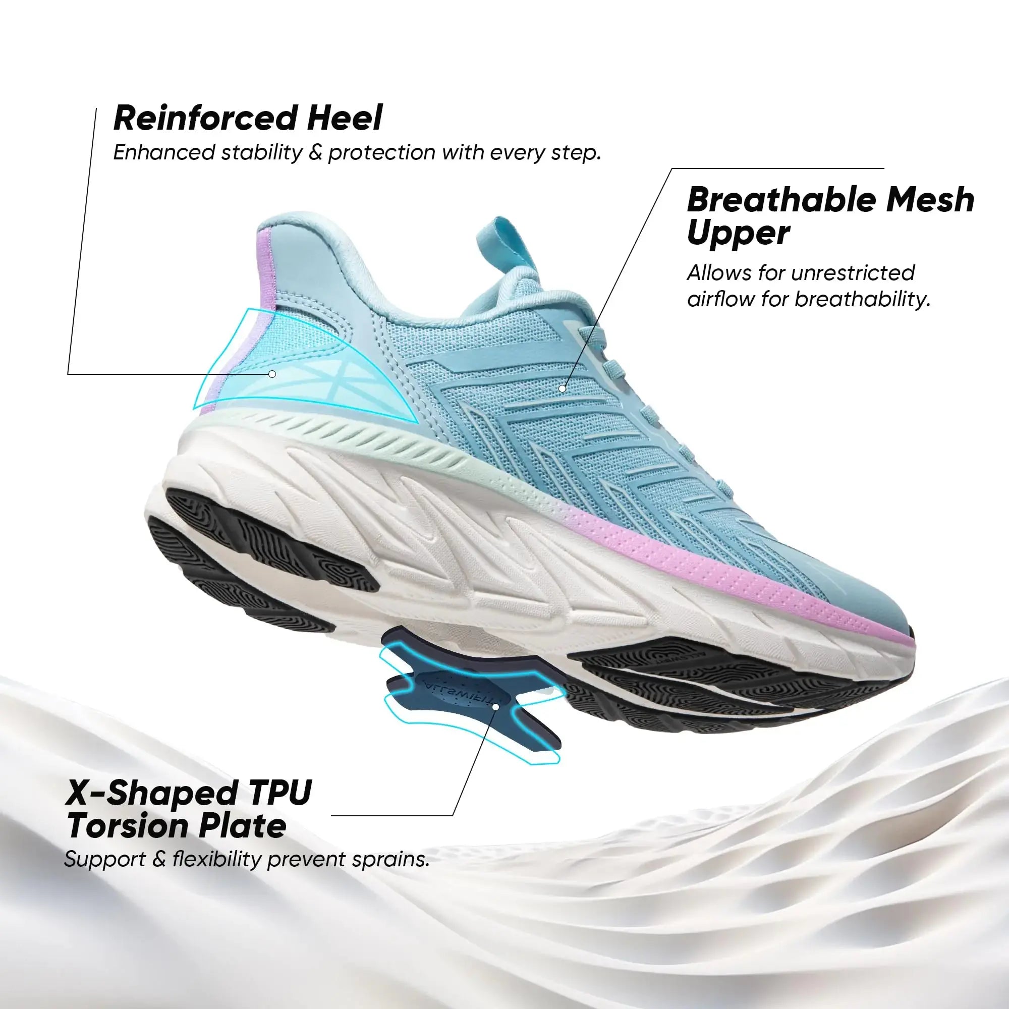 Women's Slip On Walking Shoes Running ActiveCushion Comfortable Tennis Breathable Non Slip Sneakers | Vivareflex Online