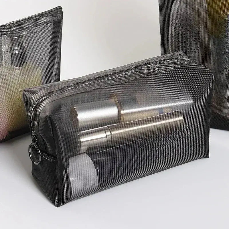 Women's Transparent Mesh Makeup Bag Organizer Ultimate Bag Store