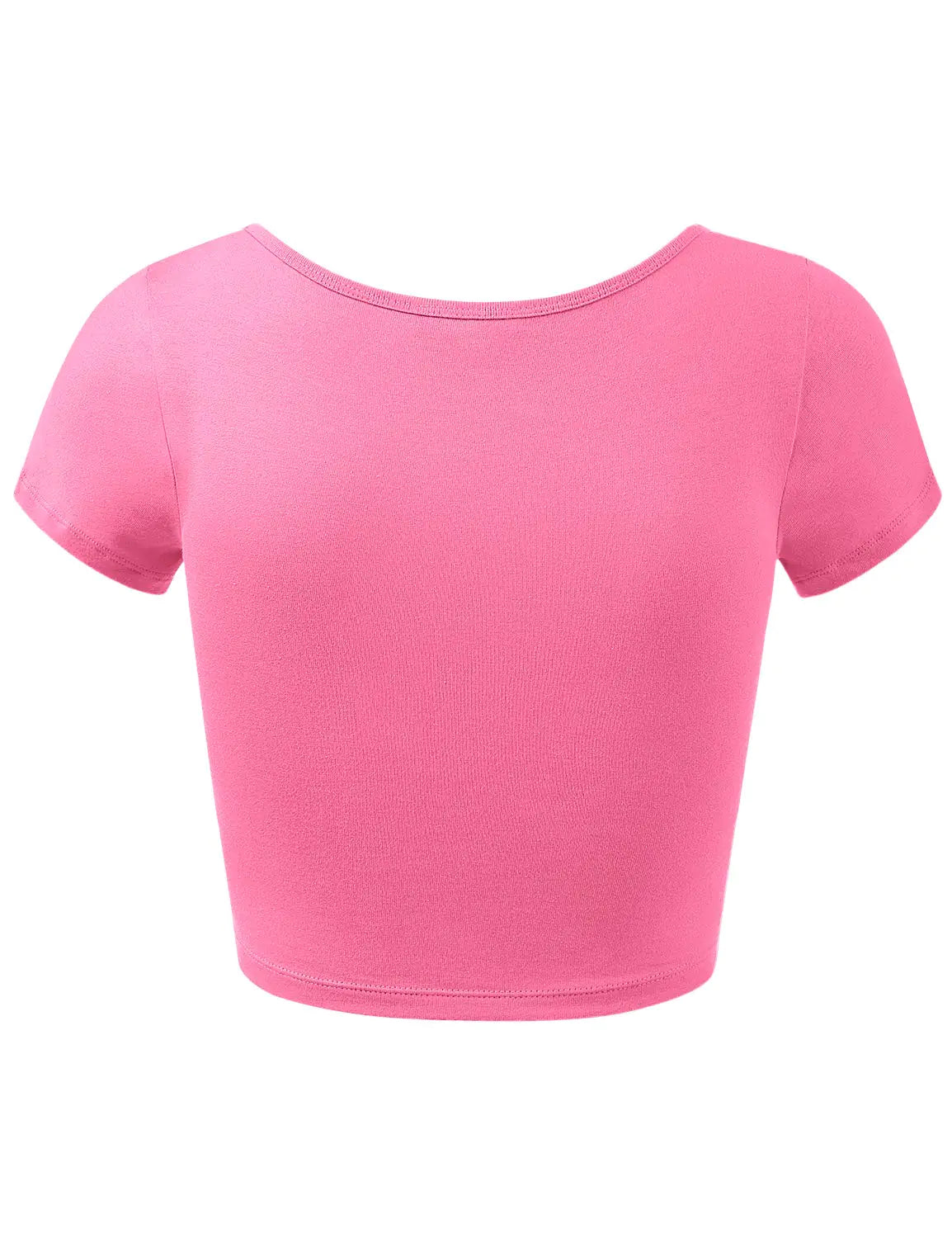 Women's Cotton Scoop Neck Crop Tops_Vivareflex_Online