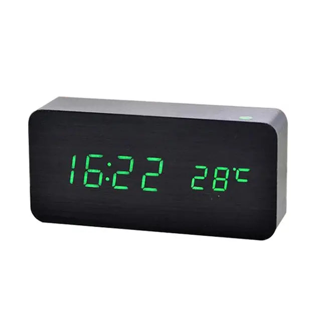Wooden Digital Alarm Clock Vivareflex Online