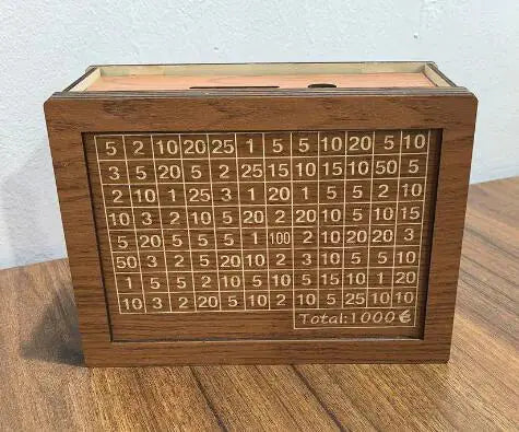Wooden Money Box Vivareflex Online