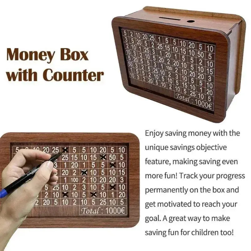 Wooden Money Box Vivareflex Online