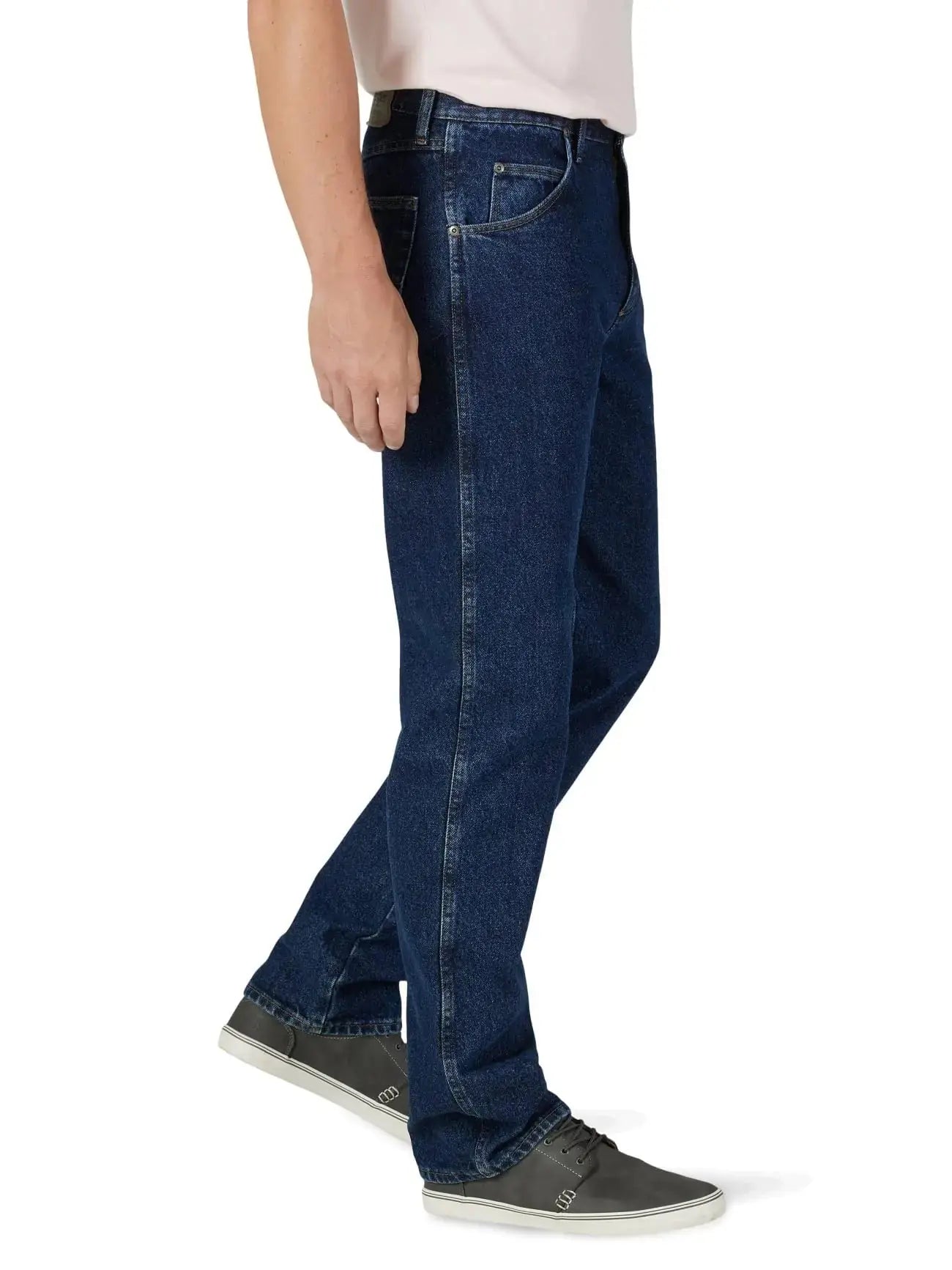 Wrangler Authentics Men's Classic 5-Pocket Regular Fit Cotton Jean 40W x 32L Dark Rinse - Vivareflex Online