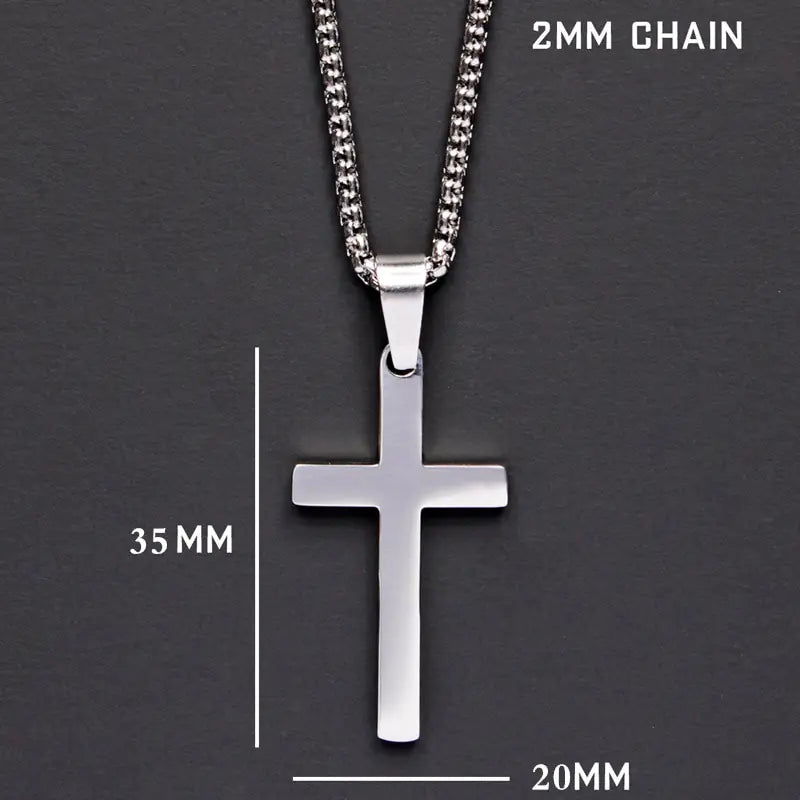 Classic Cross Men Necklace Vivareflex Online