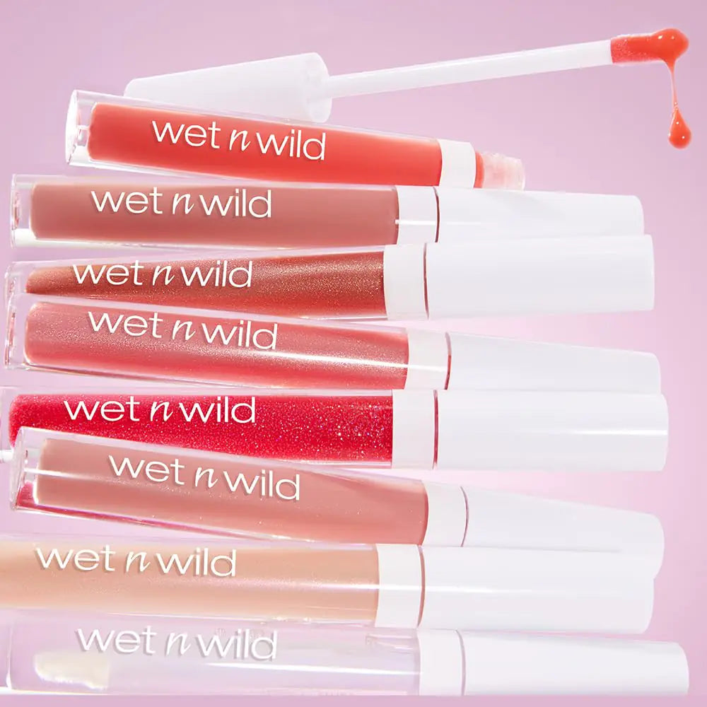 Gloss à lèvres MegaSlicks de wet n wild, ultra brillant, enrichi en vitamine E, ultra brillant, hydratant, sans cruauté et végétalien - TuTu Sweet