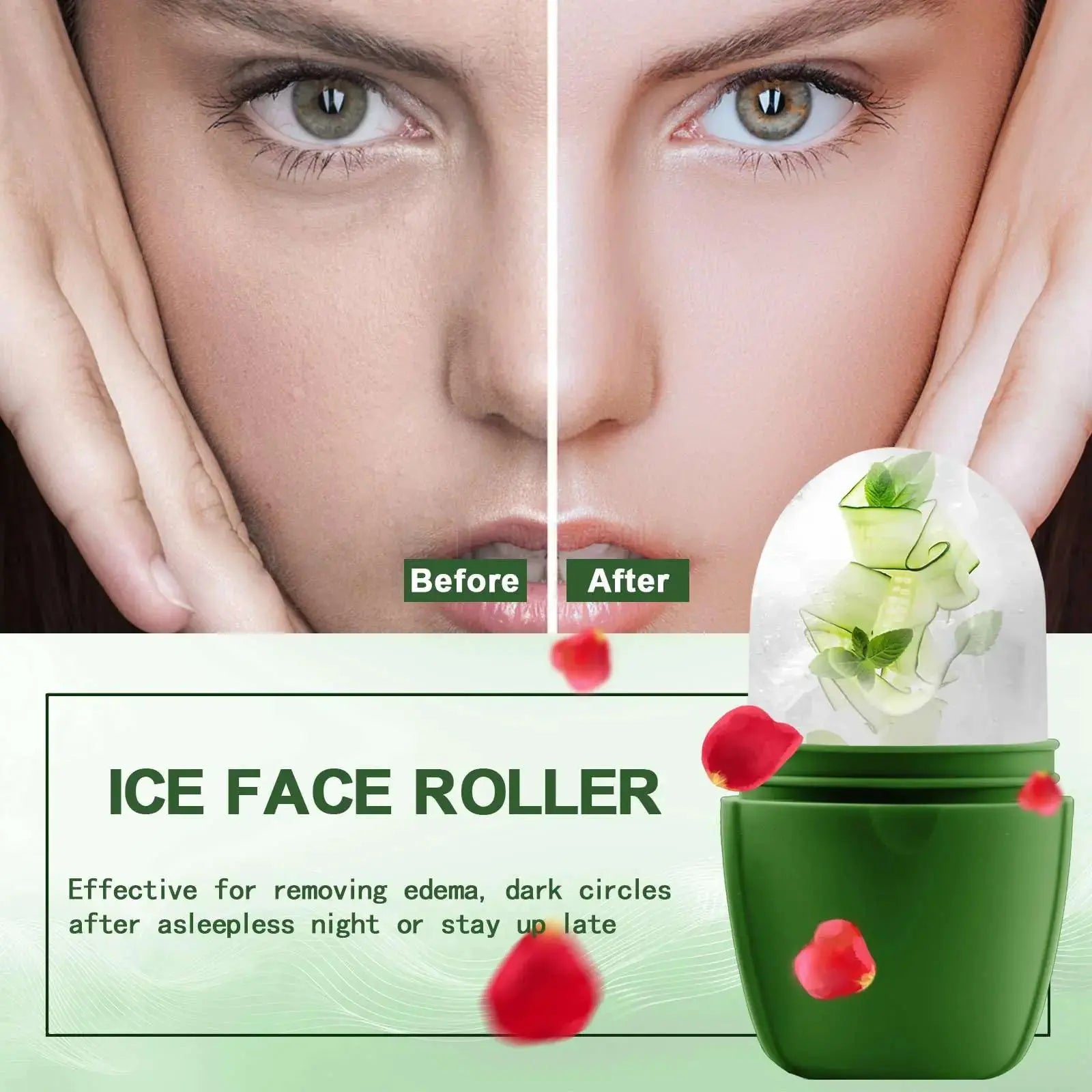 XHJRI Ice Face Roller Massager - Vivareflex Online