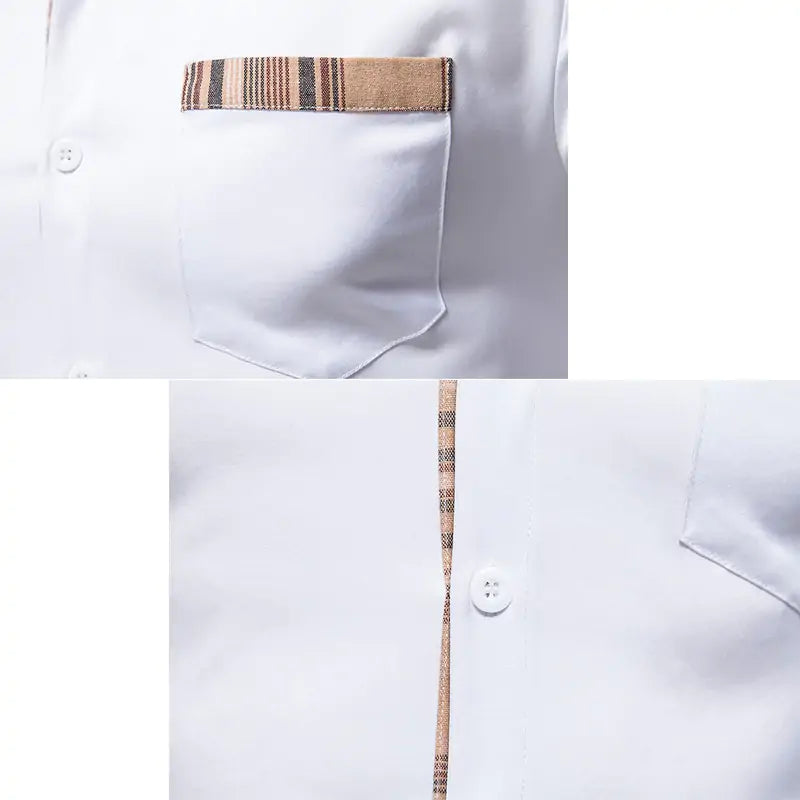 Patchwork Formal Shirts for Men Vivareflex Online