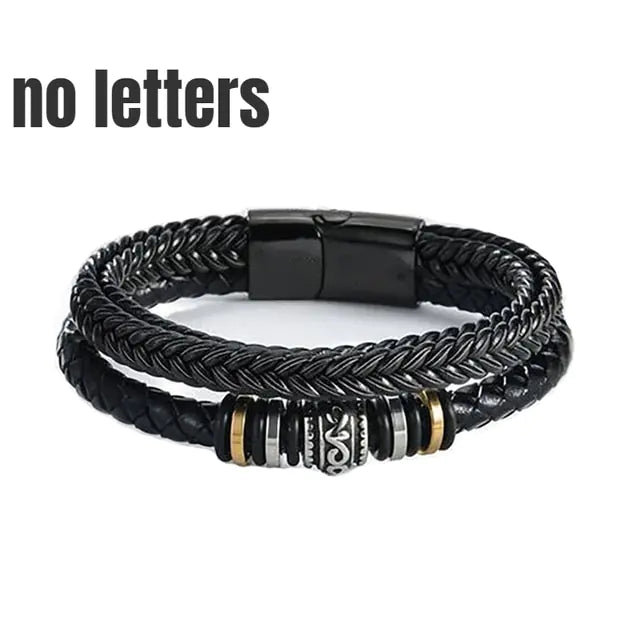 Braided Leather Bracelets for Men Vivareflex Online