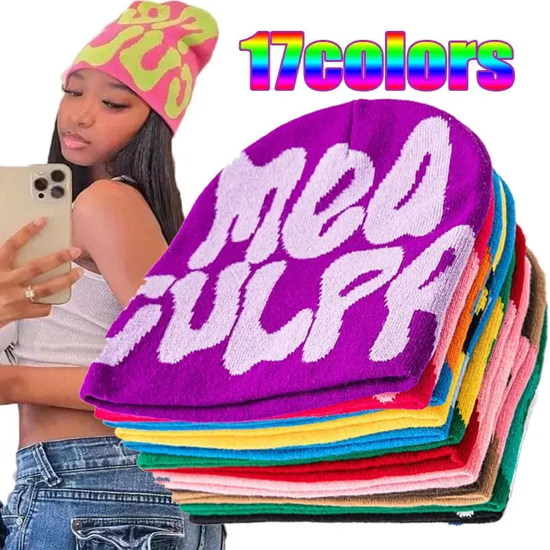 Y2k Knitting Beanies Hat Women Men Vivareflex Online