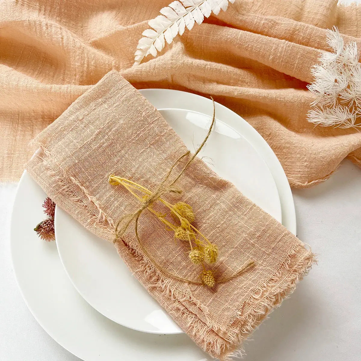 Pink Gauze Cotton Napkin - Vivareflex Online