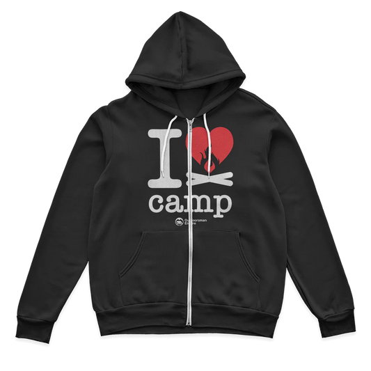 I Love Camp Zip Hoodie for Men Vivareflex Online